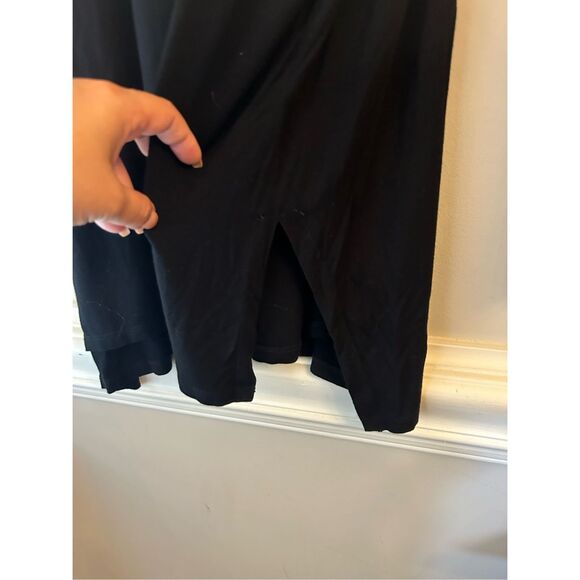 Eileen Fisher turtle neck tunic shirt size XL stretchy minimalist layering - Picture 4 of 8